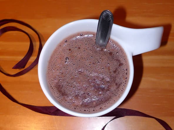 Chocolat chaud aux épices de Noël