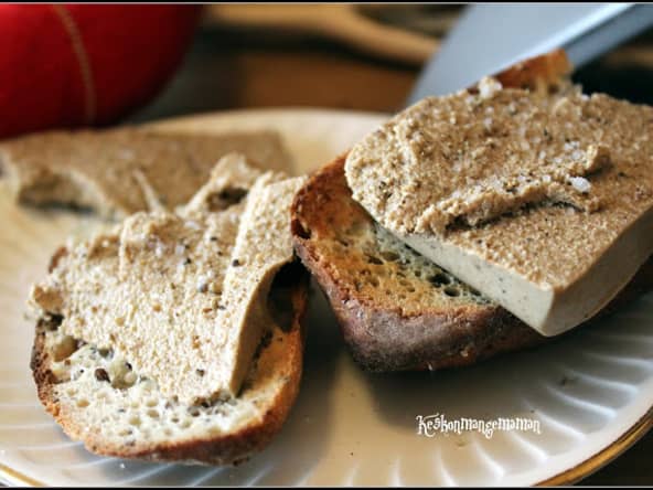 Terrine de foie gras végétal (faux gras)