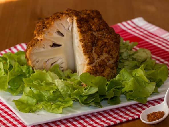 Chou-fleur rôti aux épices