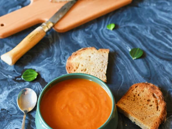 La soupe à la tomate qui réveille l’hiver