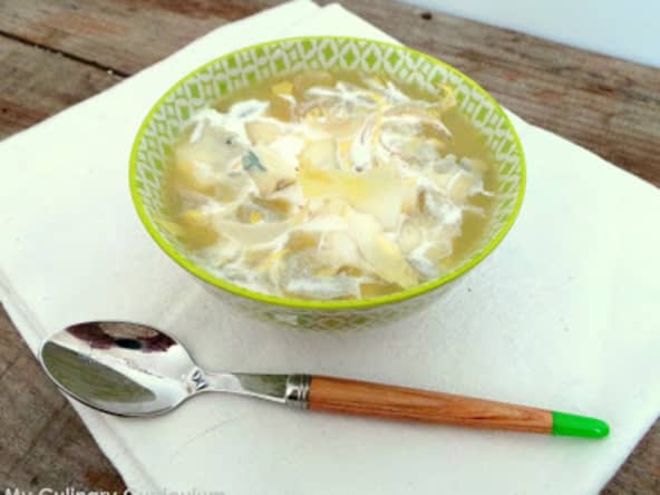 Velouté d'endives au gorgonzola