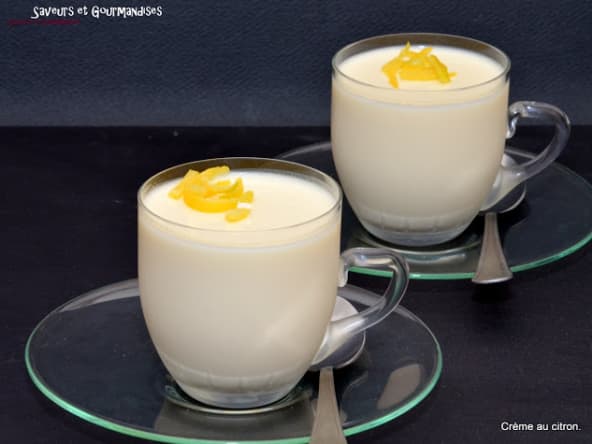 Petites Crèmes au Citron et Basilic