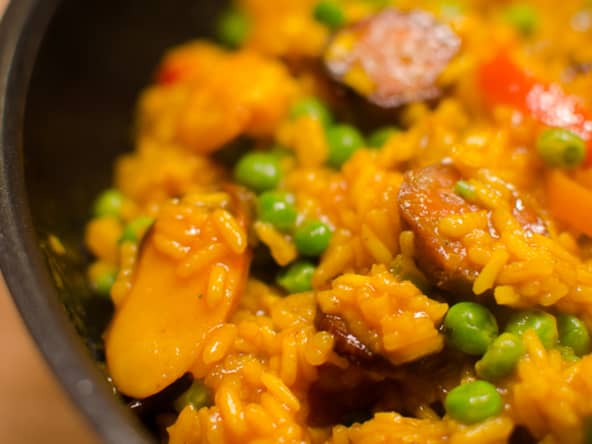 Poêlée de riz façon paëlla