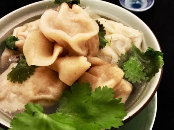 Soupe Wan Tan à notre façon