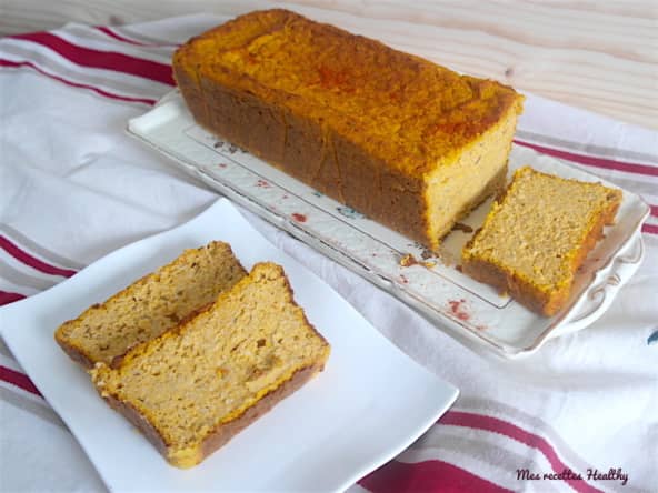 Cake de butternut au fromage et son d'avoine