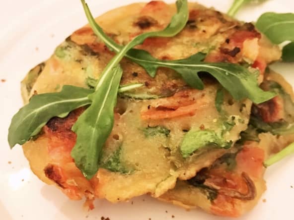 Mofo anana revisité ou beignets de roquette