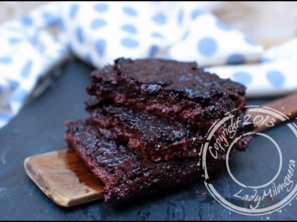 Fondant à la patate douce et chocolat sans gluten et sans lactose