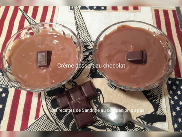 Crème au chocolat sans oeuf, onctueuse et rapide à réaliser