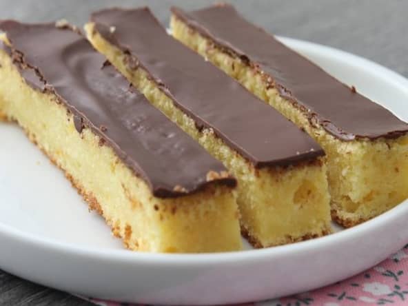 Gâteau clémentine et chocolat façon stick