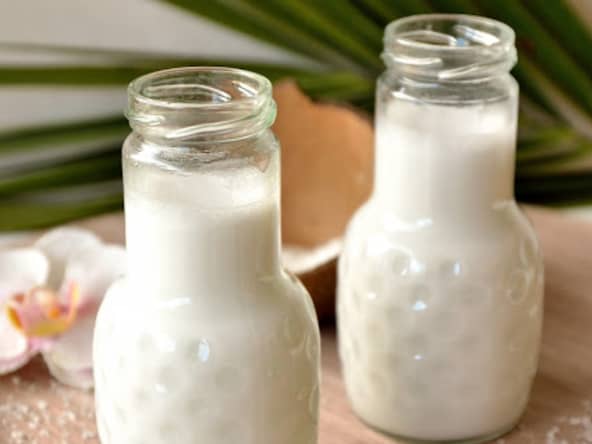 Lait de coco maison