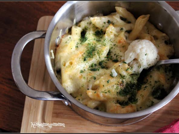 Mac and cheese au chou fleur