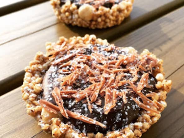 Tartelettes au chocolat et quinoa