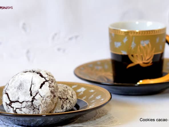 Cookies au cacao et huile d’olive.