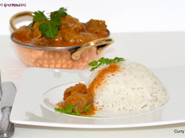 Curry de veau au lait de coco