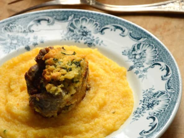 Poitrine d'agneau farcie