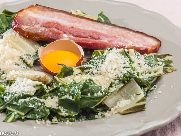 Blettes façon carbonara