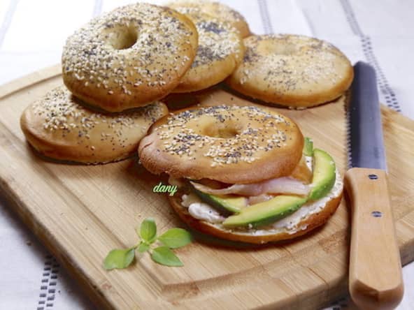 Bagels au bar fumé