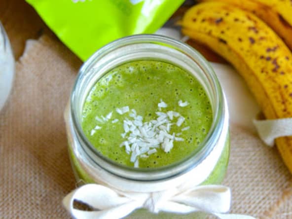 Green smoothie protéiné