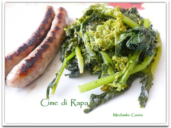 Cime di rapa con salsiccia