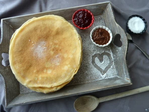 Pâte à crêpes sucrée