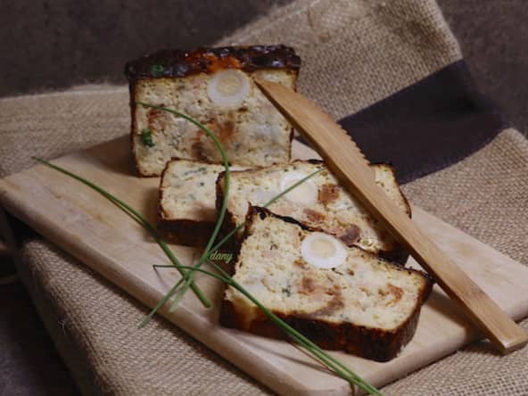 Pain de poisson aux oeufs de caille