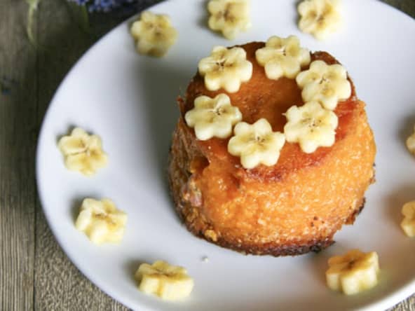 Gâteau à la patate douce et à la banane