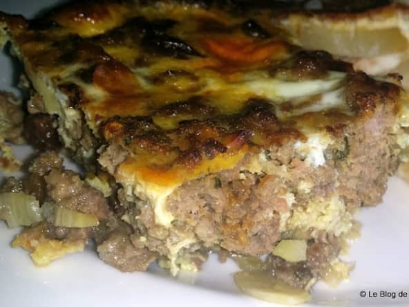Gratin de viande sucré salé