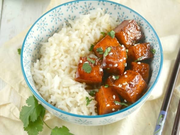 Tofu au caramel