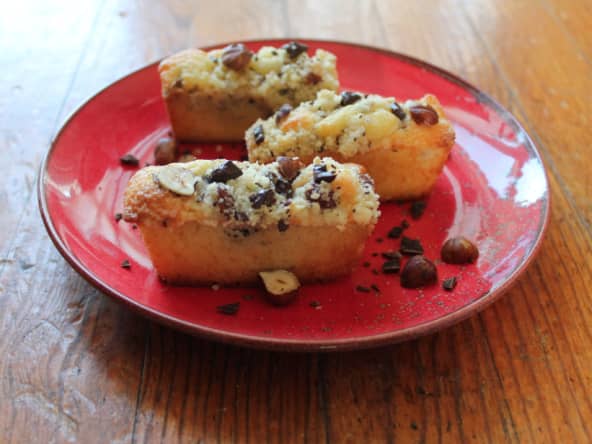 Crumbcake chocolat noisette