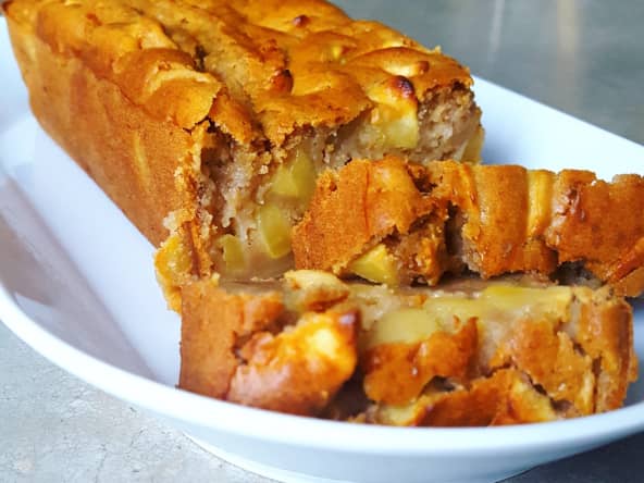 Cake très moelleux aux pommes vegan
