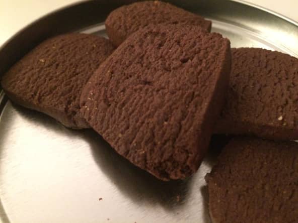 Biscuits chocolat et fève tonka