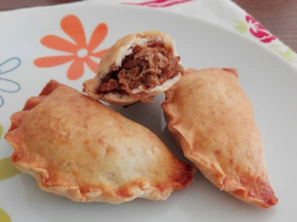Mini empanadas au pulled pork