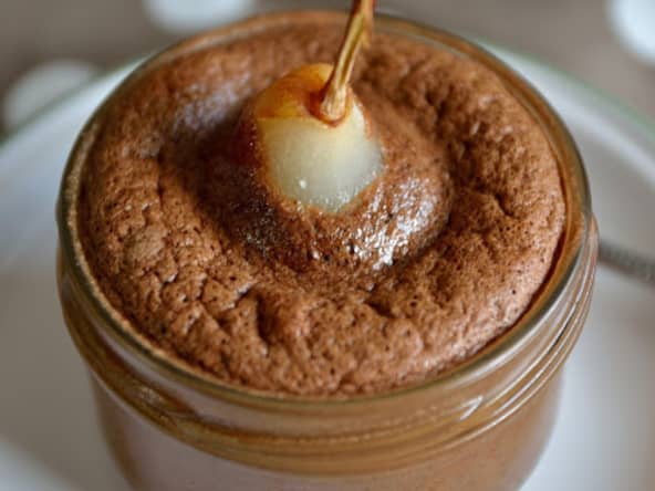 Mi-cuits chocolat-poire sans farine
