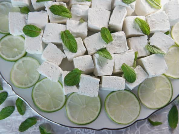 Guimauve maison à l'ancienne facile et rapide, saveur mojito