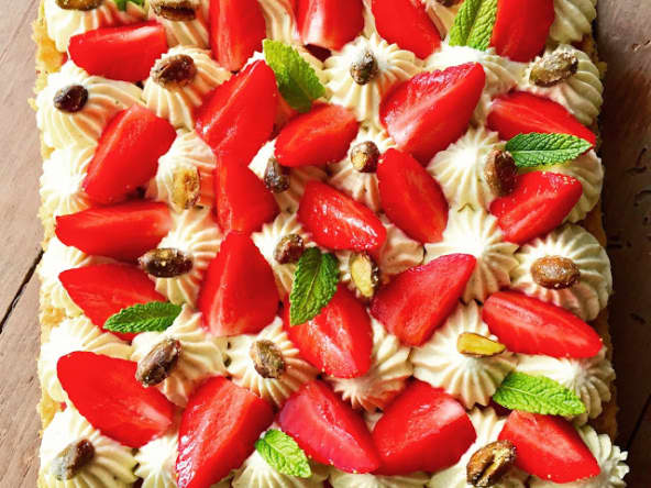 Fantastik fraises et pistaches