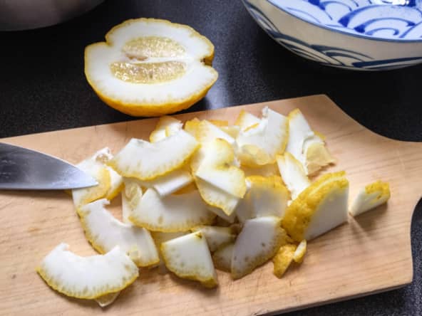Salade sicilienne de cédrat