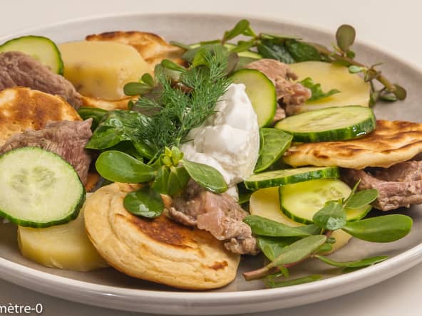 Veau en salade d'été