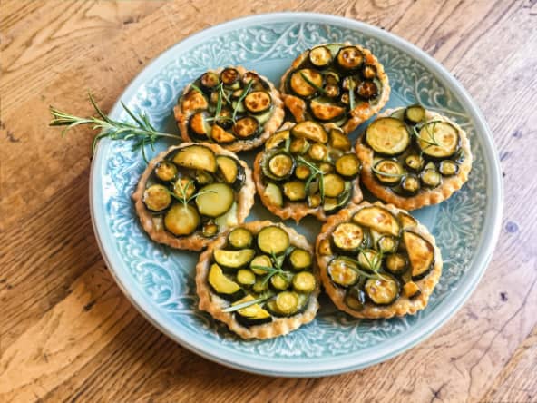 Tatin de courgettes