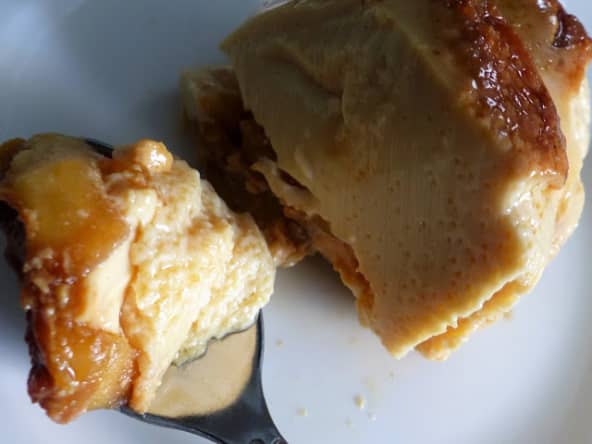 Flan aux pommes caramélisées