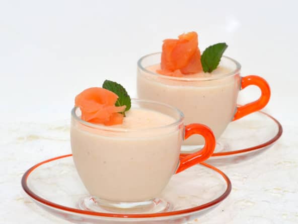 Panna cotta au Saumon fumé