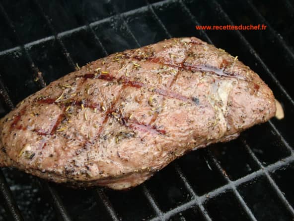 Magret de canard au barbecue