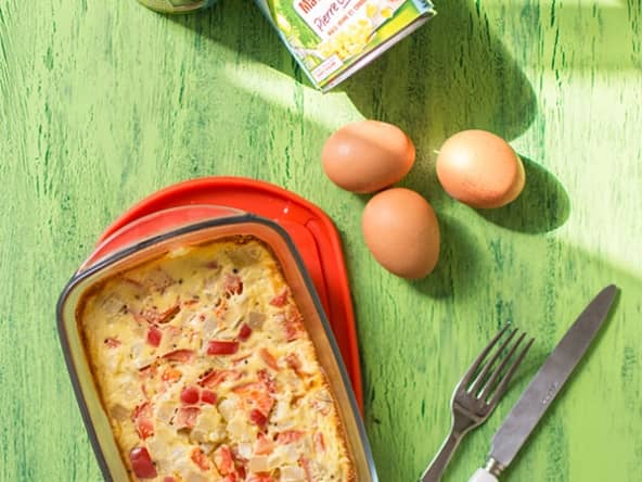 Flan de légumes au Maïs et poivrons
