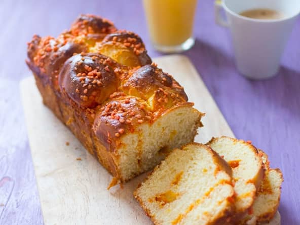Brioche roulée au sucre perlé