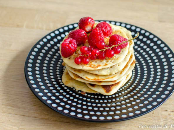 Pancakes avec de la farine de riz