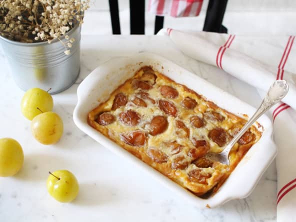 Clafoutis facile aux mirabelles