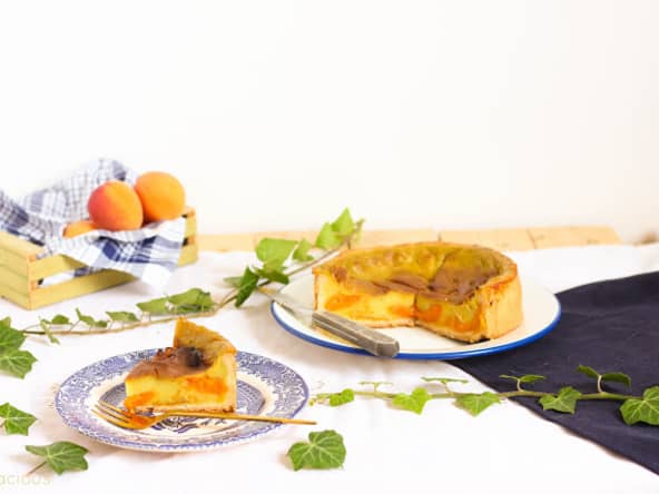 Flan aux abricots