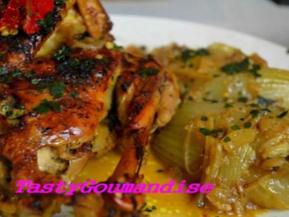 Tajine Marocain de Poulet au Fenouil