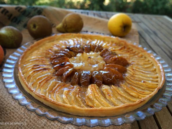 Tarte pomme poire prune