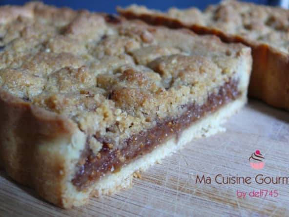 Tarte crumble figue