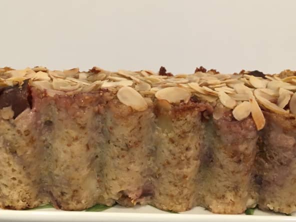 Cake figues flocons d'avoine et amandes
